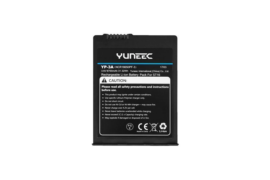 Акумулятор Yuneec для ST16S 8700mAh, 3.6V, 1S (YUNST16S100) 371679 фото