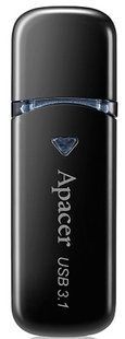 Накопичувач Apacer 128GB USB 3.2 Type-A AH355 Чорний (AP128GAH355B-1) 373613 фото