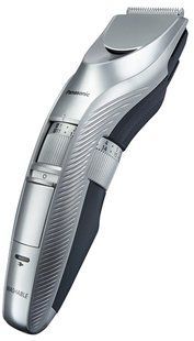 Тример Panasonic, для бороди, вусів і голови, мережа+акум., насадок-2, кейс, сталь, сріблястий (ER-GC71-S520) 367083 фото