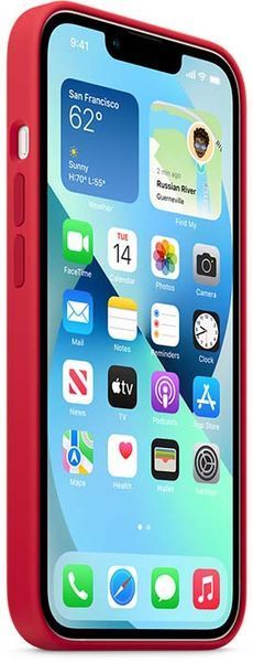 Чохол-накладка Apple iPhone 13 Silicone Case with MagSafe - (PRODUCT)RED (MM2C3) 216549 фото