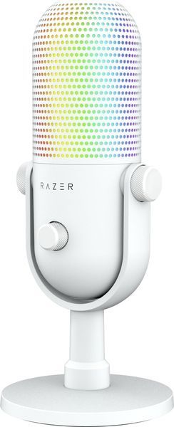 Мікрофон геймінговий Razer Seiren V3 Chroma, Uni, RGB, USB-A, 2м, білий (RZ19-05060200-R3M1) 375071 фото