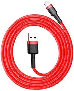 Кабель Baseus Lightning Kevlar Lightning USB кабель 2m (CALKLF-C19) Red 216081 фото