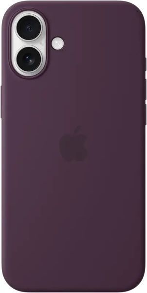 Чохол-накладка Apple iPhone 16 Plus Silicone Case with MagSafe - Plum (MYYD3) 322316 фото