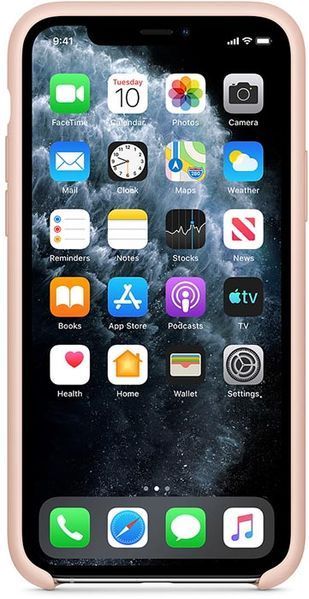 Чохол-накладка iPhone 11 Pro Max Apple AAA Silicone case Pink Sand 134564 фото