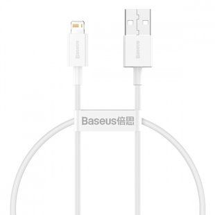 Кабель Baseus Superior Series Fast Charging Lightning 2.4A (0.25m) (CALYS-02) White 271339 фото