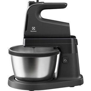 Міксер Electrolux стаціонарний 500Вт, насадки-4, чаша-метал, 3.5л, сірий темний (ESM4B) 369272 фото