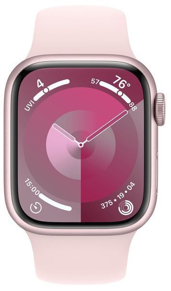 Смарт-годинник Apple Watch Series 9 GPS 45mm Pink Aluminium Case With Light Pink Sport Band M/L MR9H3 276856 фото