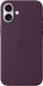 Чохол-накладка Apple iPhone 16 Plus Silicone Case with MagSafe - Plum (MYYD3) 322316 фото 4