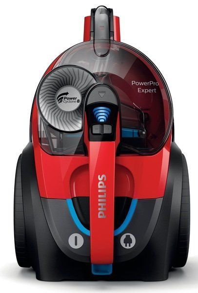 Пилосос Philips контейнерний PowerPro Expert, 900Вт, конт пил -2л, НЕРА, чорно-червоний (FC9729/09) 375608 фото