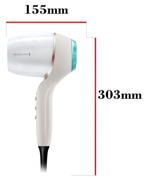 Фен Remington HYDRAluxe PRO, 2200Вт, 3 режими, дифузор, іоніз-я, хол. обдув, білий (EC9001) 368735 фото
