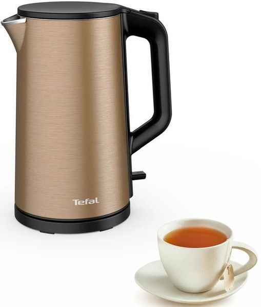 Електрочайник Tefal Double Layer SS 1.5л, з подвійними стінками, мідний (KI583C10) 370294 фото