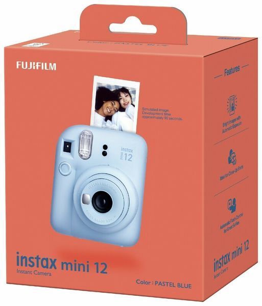 Фотокамера FUJI INSTAX MINI 12 Пастельно-блакитна 304996 фото