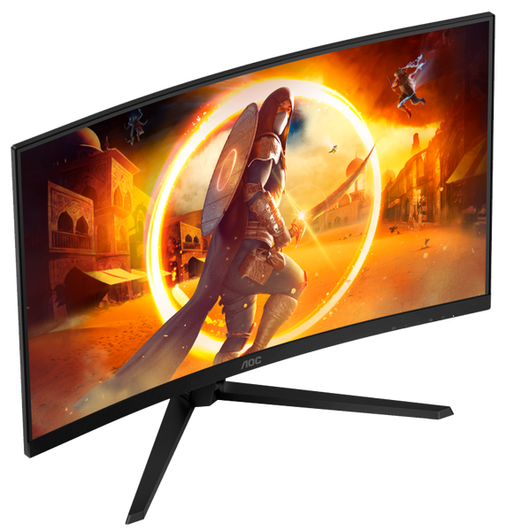 Монiтор TFT AOC 31.5&rdquo; CQ32G4VE VA QHD Curved 180Hz 2*HDMI DP Black 319100 фото