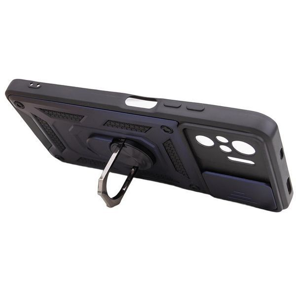 Чохол Ummi Camshield Serge Ring для Xiaomi Redmi Note 10 / Note 10s / Poco M5s Синій 390766 фото