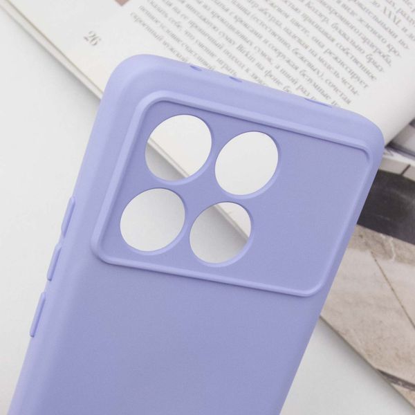 Чохол Silicone Cover Lakshmi Full Camera (A) для Xiaomi Poco X6 / Note 13 Pro 5G Бузковий / Dasheen 288530 фото
