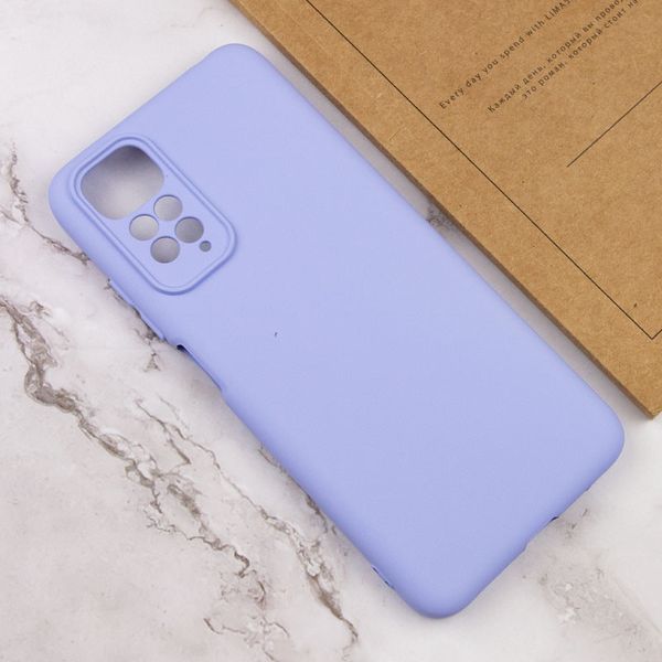 Чохол Silicone Cover Lakshmi Full Camera (AAA) для Xiaomi Redmi Note 11 (Global) / Note 11S Бузковий / Dasheen 271838 фото
