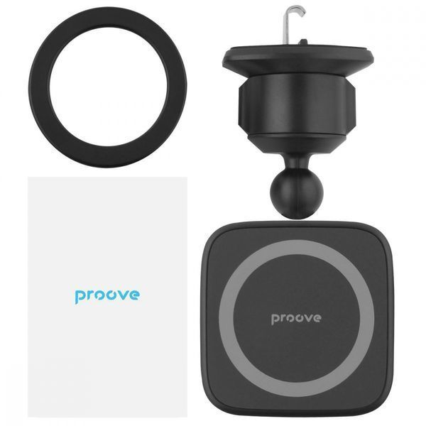 Автомобільний тримач Proove Block Magnetic Air Outlet Car Mount (CHMA00000001) Black 286771 фото