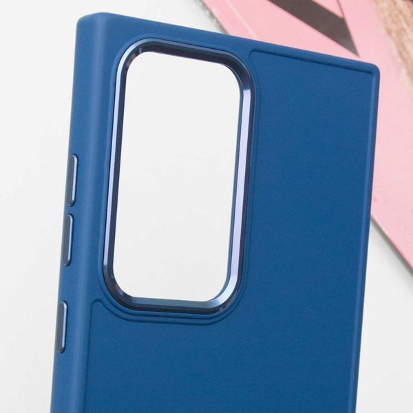 TPU чохол Bonbon Metal Style для Samsung Galaxy S23 Ultra Синій / Denim Blue 267971 фото