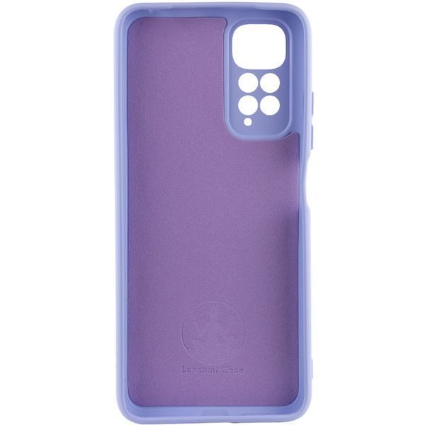 Чохол Silicone Cover Lakshmi Full Camera (AAA) для Xiaomi Redmi Note 11 (Global) / Note 11S Бузковий / Dasheen 271838 фото