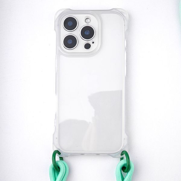 Чохол TPU CrossBody with straps для Apple iPhone 12 Pro (6.1") Transparent 359031 фото