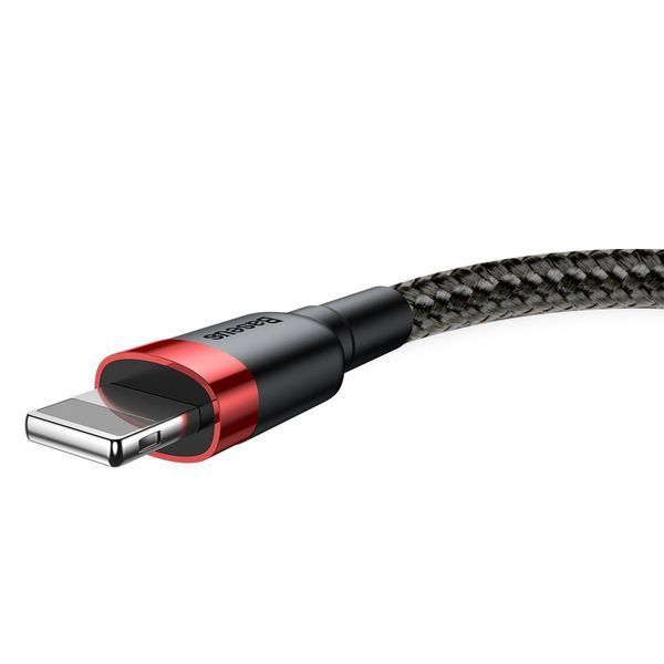 Кабель Baseus Lightning Kevlar Lightning USB кабель 2m (CALKLF-C19) Red 216081 фото