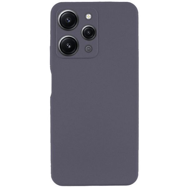 Чохол Silicone Cover Lakshmi Full Camera (AAA) для Xiaomi Redmi 12 Сірий / Dark Gray 277039 фото