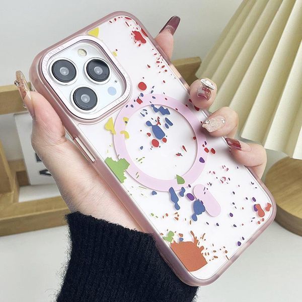 Чохол TPU+PC Flush with MagSafe для Apple iPhone 13 Pro Max (6.7") Baby pink 312575 фото