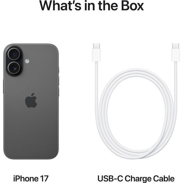 Смартфон Apple iPhone 17 256GB Black e-Sim (MG464) 396749 фото