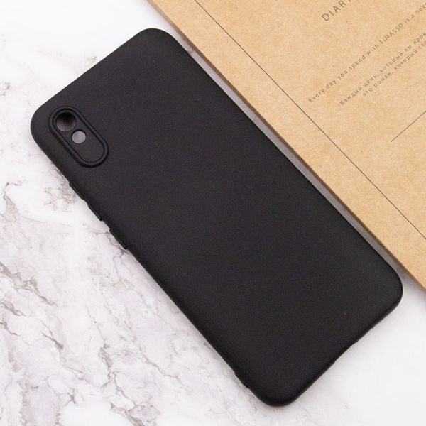 Чохол Silicone Cover Lakshmi Full Camera (A) для Xiaomi Redmi 9A Чорний / Black 253366 фото