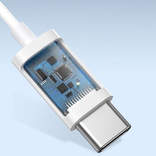Дротові Навушники BASEUS Encok Type-C Lateral In-ear Wired Earphone C17 (NGCR010002) White 269119 фото
