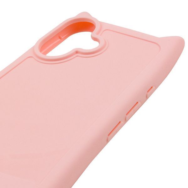 Чохол TPU GETMAN Cat with straps для Apple iPhone 16 Plus (6.7") Pink 357614 фото