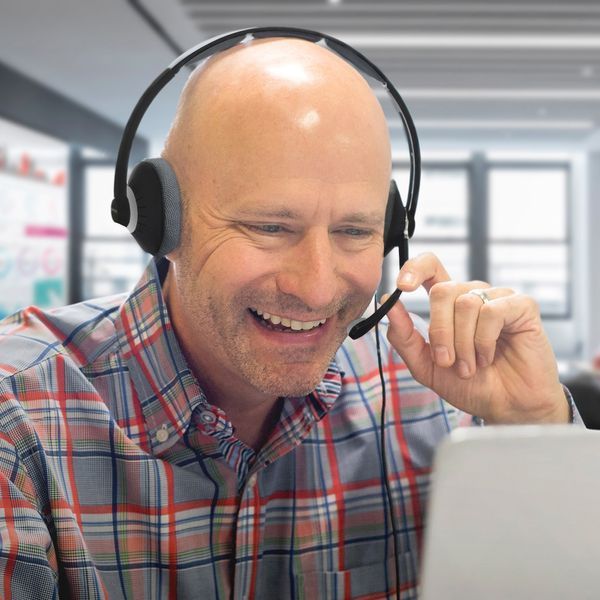 Гарнітура комп'ютерна стерео On-Ear Koss CS300, USB, Uni Mic, 2.4м, Чорний (194283.101) 363587 фото