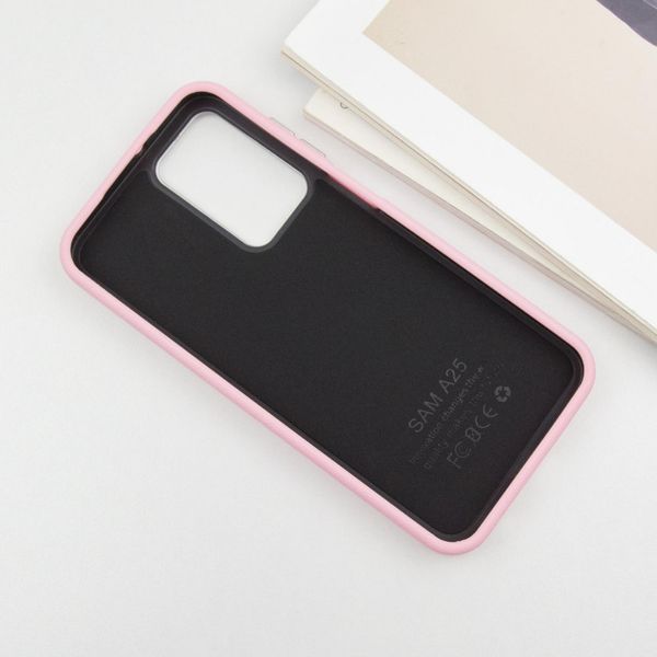 Шкіряний чохол Leather Case Metal Buttons для Samsung Galaxy A25 5G Light Pink 341406 фото