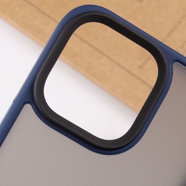 TPU+PC чохол Metal Buttons для Apple iPhone 15 Pro Max (6.7") Синій 275294 фото
