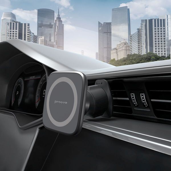 Автомобільний тримач Proove Block Magnetic Air Outlet Car Mount (CHMA00000001) Black 286771 фото