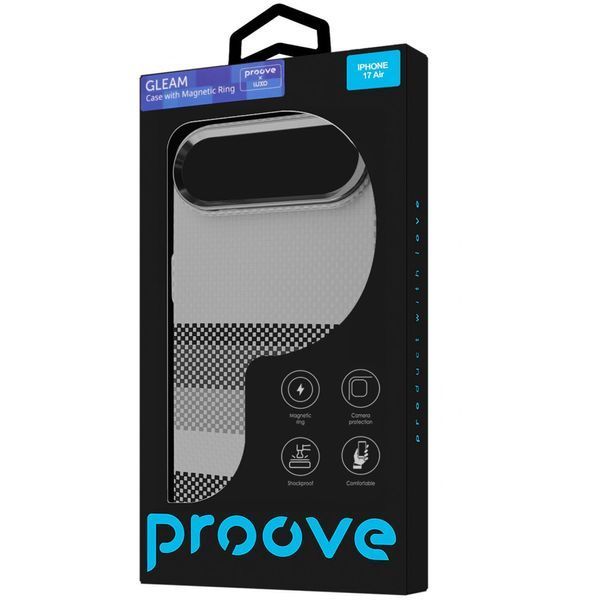 Чохол Proove Gleam Case with Magnetic Ring iPhone 17 Air (PCGCIP17AR68) milky way 398818 фото