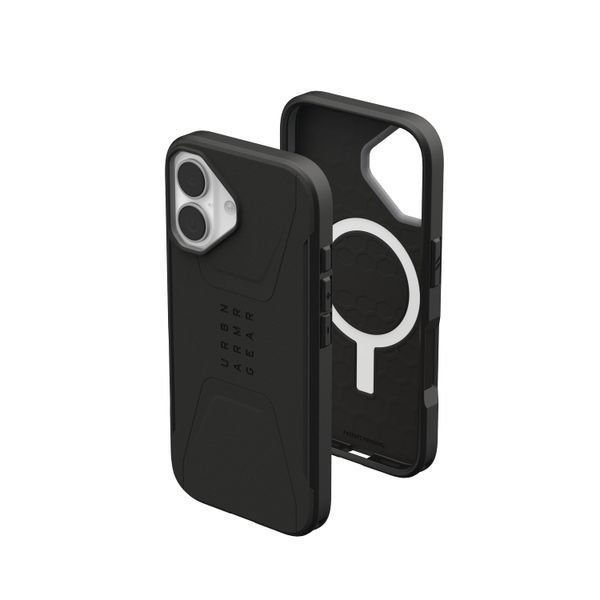 Чохол-накладка iPhone 17 UAG Civilian MagSafe, Black (114547114040) 393869 фото