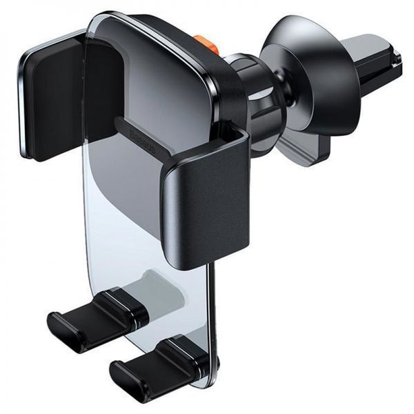 Автомобільний тримач Baseus Easy Control Clamp Air Outlet Version (SUYK000101) black 391178 фото