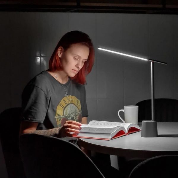 Настільна Лампа Baseus Smart Eye Series Charging Folding (Smart Light) DGZG-0G Gray 271350 фото