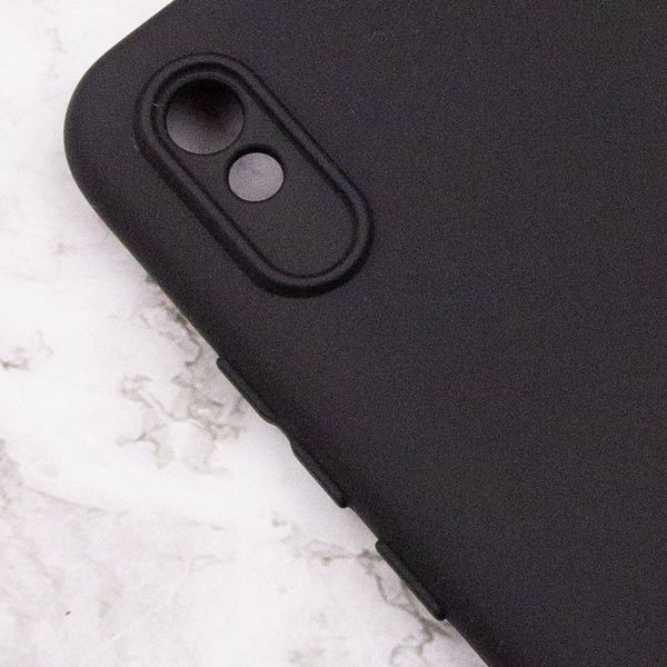 Чохол Silicone Cover Lakshmi Full Camera (A) для Xiaomi Redmi 9A Чорний / Black 253366 фото
