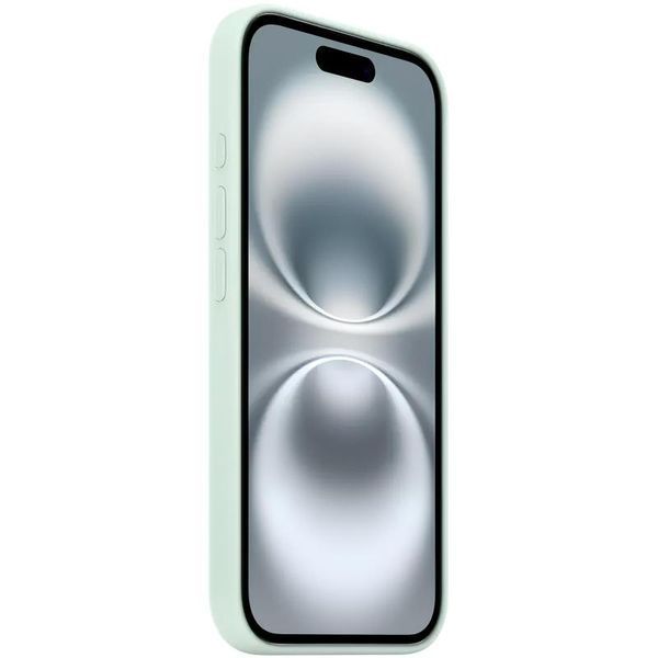Чохол Silicone case (AAA) with Magsafe and Animation для Apple iPhone 16 Pro Max (6.9") Aquamarine 394406 фото