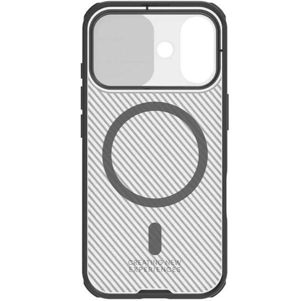 Карбонова накладка Nillkin CamShield Pro Magnetic для Apple iPhone 17 (6.3") Transparent black 398578 фото