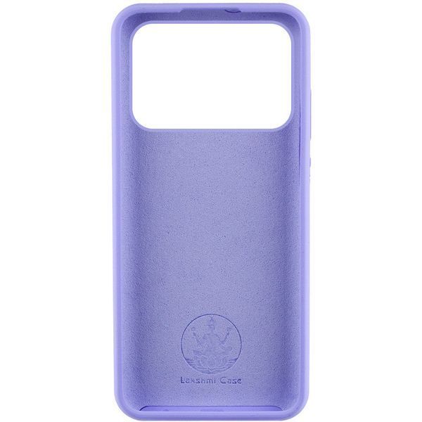 Чохол Silicone Cover Lakshmi (AAA) для Xiaomi Poco X6 Pro Бузковий / Dasheen 288962 фото