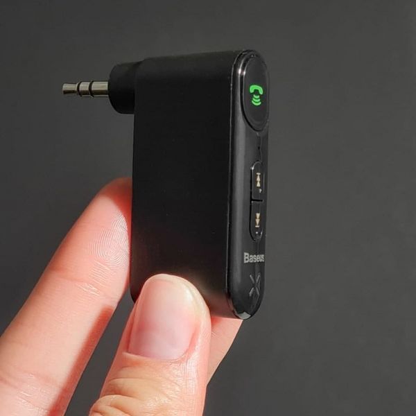 Адаптер AUX Baseus Qiyin Car Bluetooth Receiver (WXQY010001) black 331197 фото