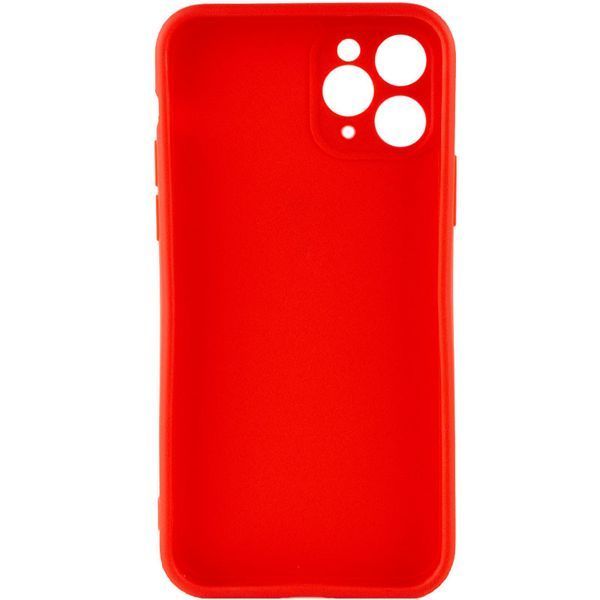 Силіконовий чохол Candy Full Camera для Apple iPhone 11 Pro Max (6.5") Червоний / Red 205927 фото