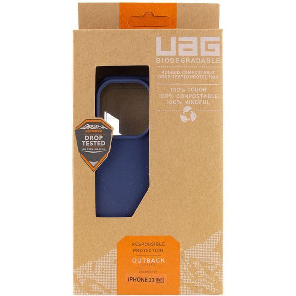 Чохол UAG OUTBACK BIO для Apple iPhone 13 Pro (6.1") Темно-синій 240631 фото
