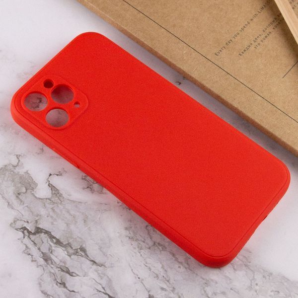 Силіконовий чохол Candy Full Camera для Apple iPhone 11 Pro Max (6.5") Червоний / Red 205927 фото