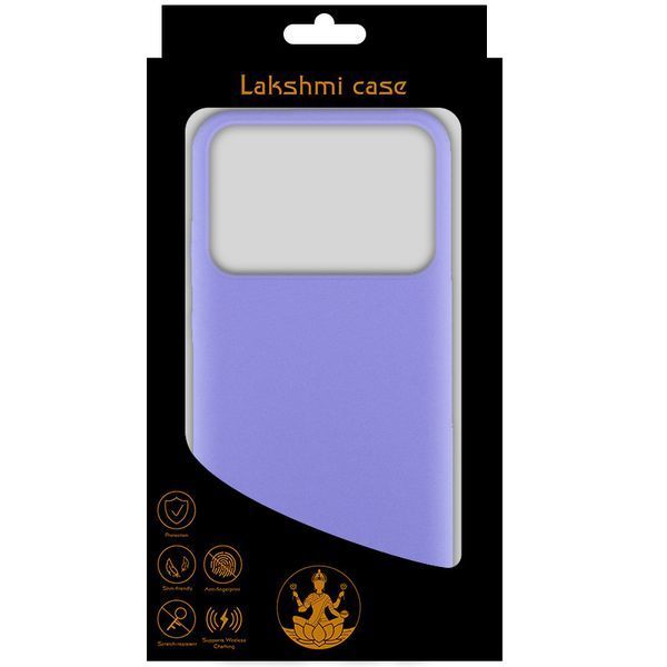 Чохол Silicone Cover Lakshmi (AAA) для Xiaomi Poco X6 Pro Бузковий / Dasheen 288962 фото