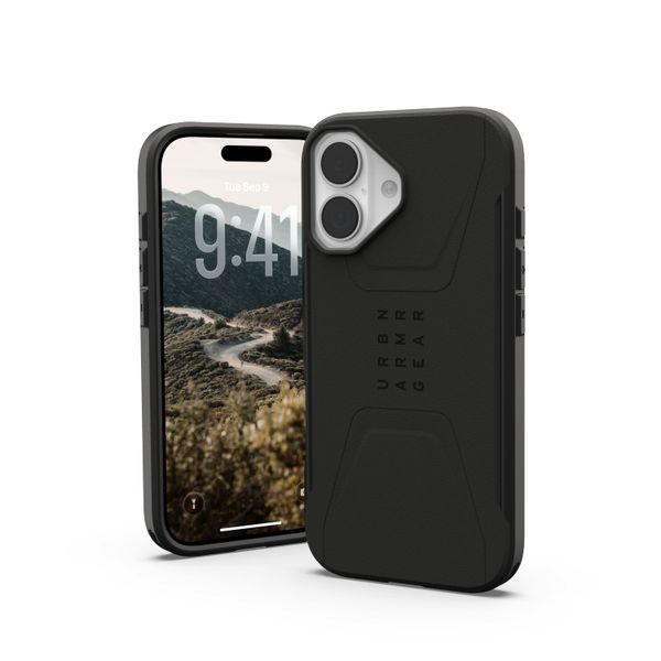 Чохол-накладка iPhone 17 UAG Civilian MagSafe, Black (114547114040) 393869 фото