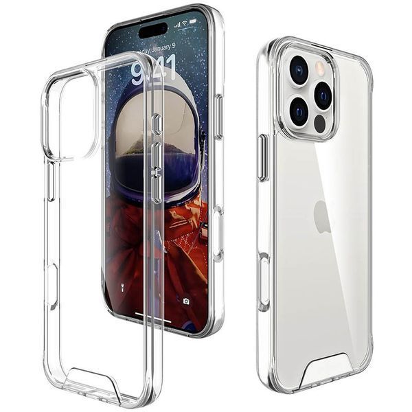 Чохол TPU Space Case transparent для Apple iPhone 16 Pro Max (6.9") Прозорий 319325 фото
